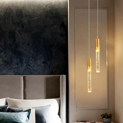 Stakes Gold Pendant Light