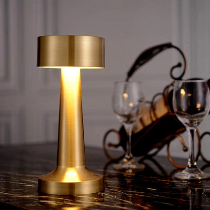 Cordless LED Retro Flat Table Lamp