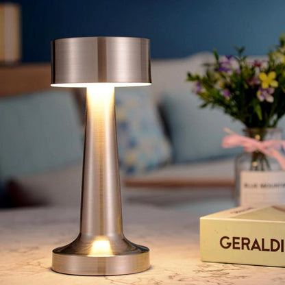 Cordless LED Retro Flat Table Lamp