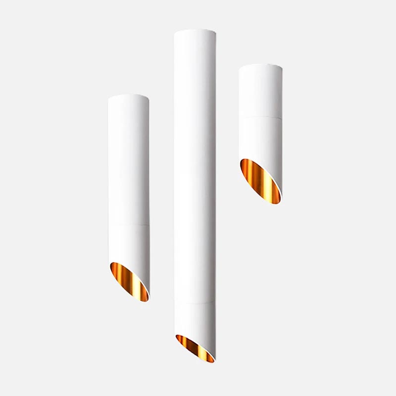 Pipe White Ceiling Light