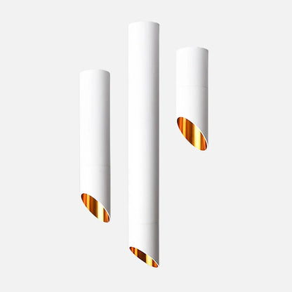 Pipe White Ceiling Light