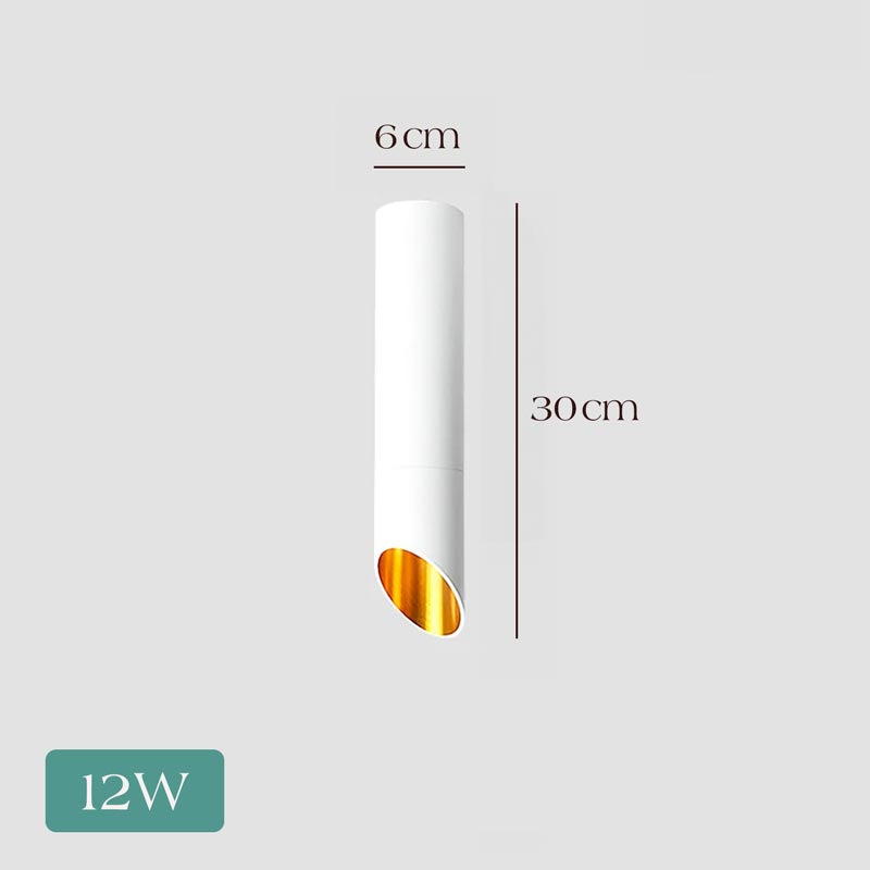 Pipe White Ceiling Light