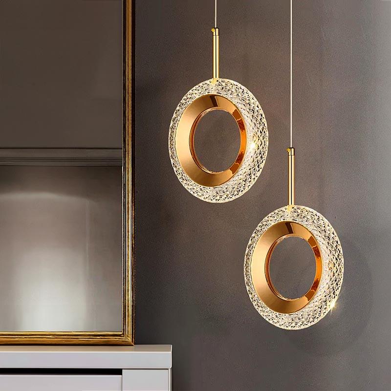 Crystal Round Pendant Light