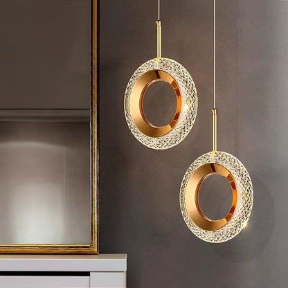 Crystal Round Pendant Light