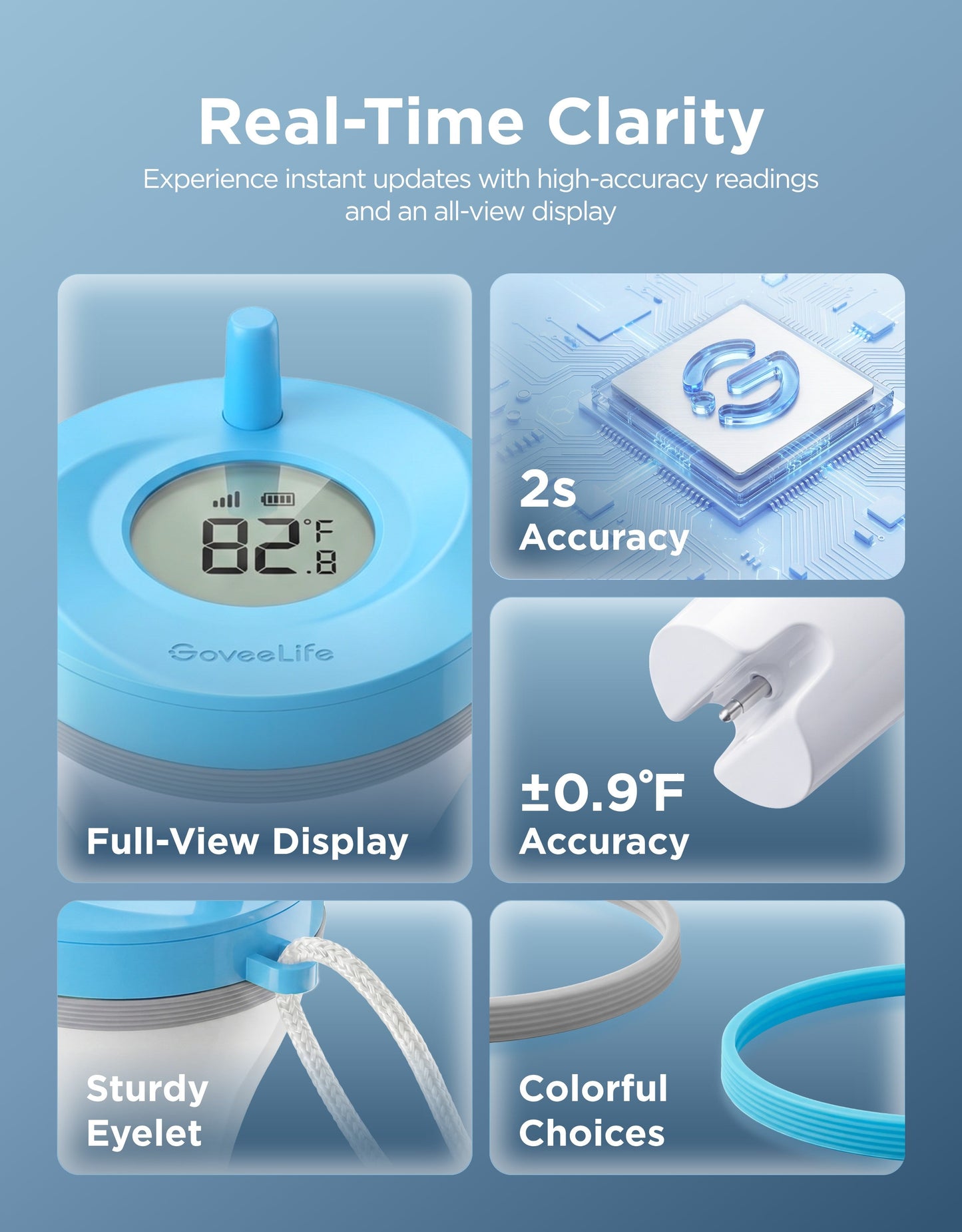 GoveeLife Smart Pool Thermometer P2