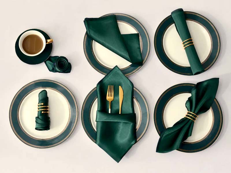Spiral Napkin Rings – 6 Pieces