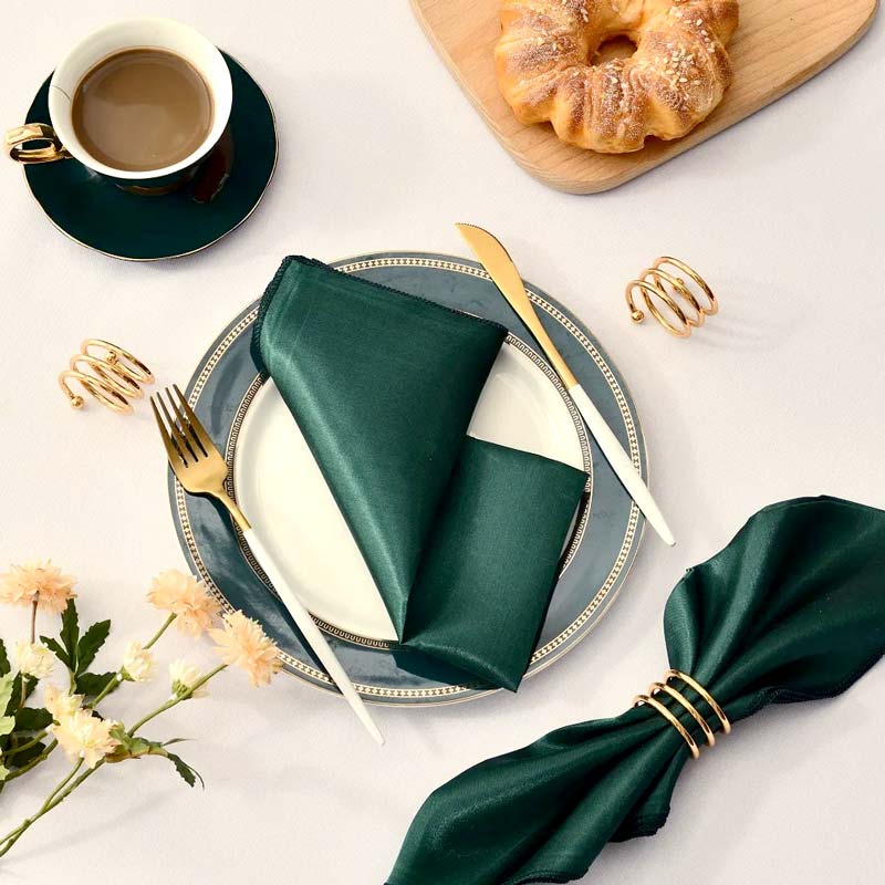 Spiral Napkin Rings – 6 Pieces