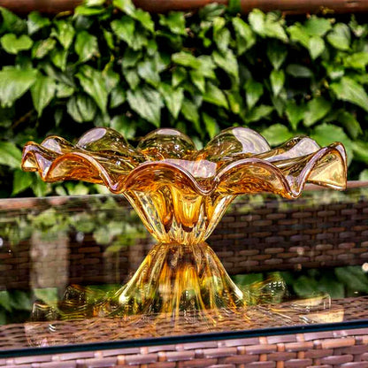 Yara Murano Glass Centerpiece – Amber