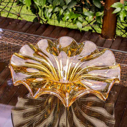 Yara Murano Glass Centerpiece – Amber