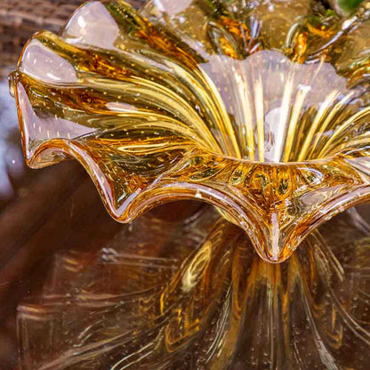 Yara Murano Glass Centerpiece – Amber