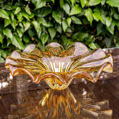 Yara Murano Glass Centerpiece – Amber