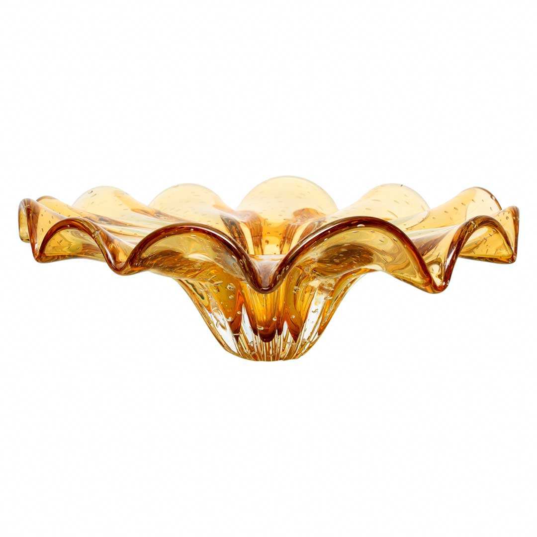 Yara Murano Glass Centerpiece – Amber