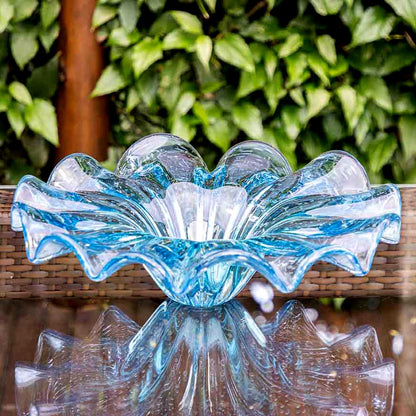 Yara Murano Glass Centerpiece – Aquamarine