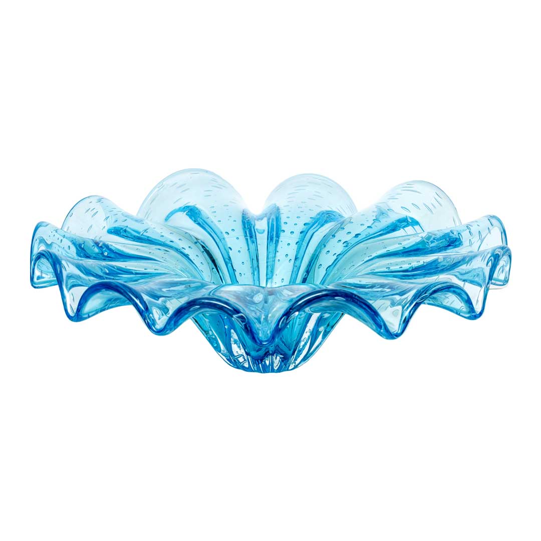 Yara Murano Glass Centerpiece – Aquamarine
