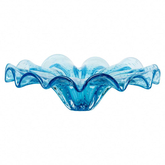 Yara Murano Glass Centerpiece – Aquamarine