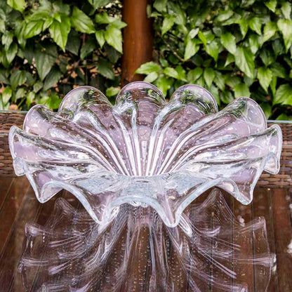 Yara Murano Glass Centerpiece – Clear