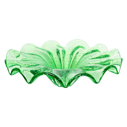 Yara Murano Glass Centerpiece – Green Esmeralda