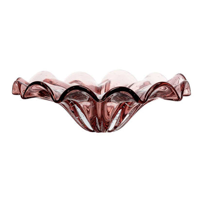 Yara Murano Glass Centerpiece – Vintage Rosé