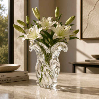 Argus Murano Glass Vase – Clear