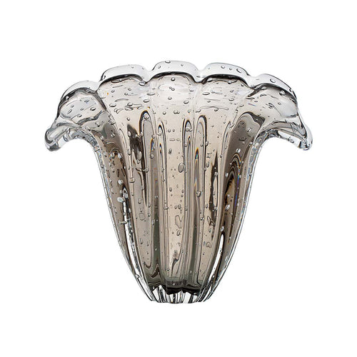 Firenze Murano Glass Vase – Graphite
