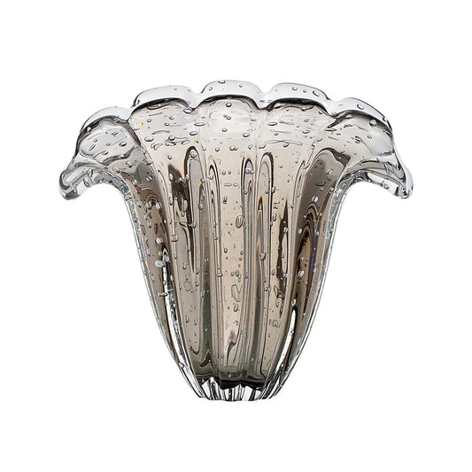 Firenze Murano Glass Vase – Graphite