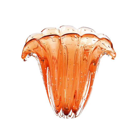 Firenze Murano Glass Vase – Brown