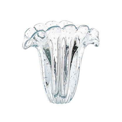 Firenze Murano Glass Vase – Clear