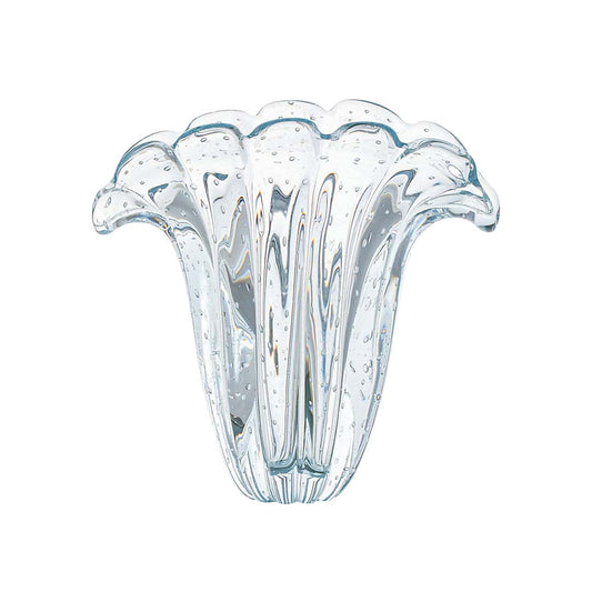 Firenze Murano Glass Vase – Clear