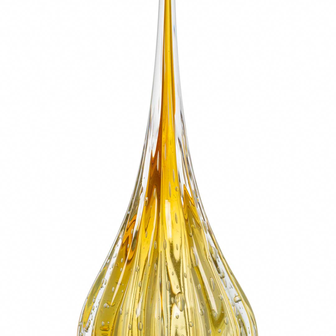 Lighthouse Murano Crystal Drop – Amber