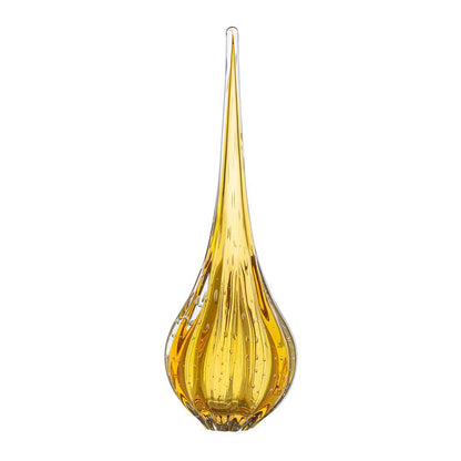 Lighthouse Murano Crystal Drop – Amber