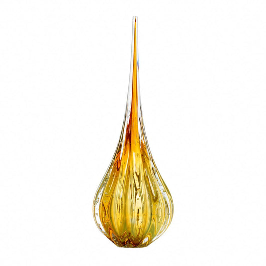 Lighthouse Murano Crystal Drop – Amber