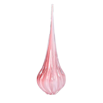 Lighthouse Murano Crystal Drop – Pink Quartzo
