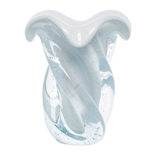 Argus Murano Glass Vase – White