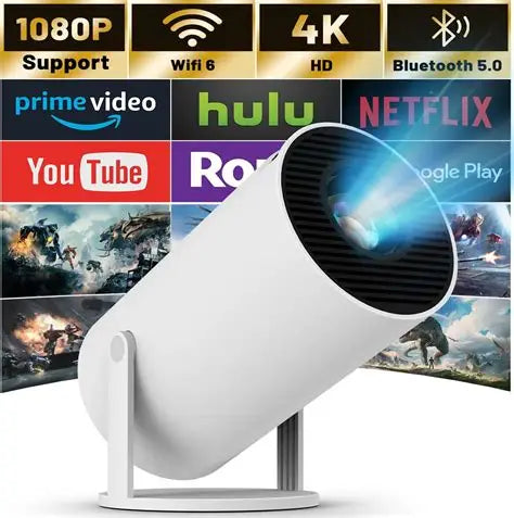 Smart Projector 4k With Wifi And Bluetooth