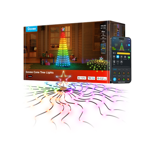 Refurbished Govee Cone Tree Lights