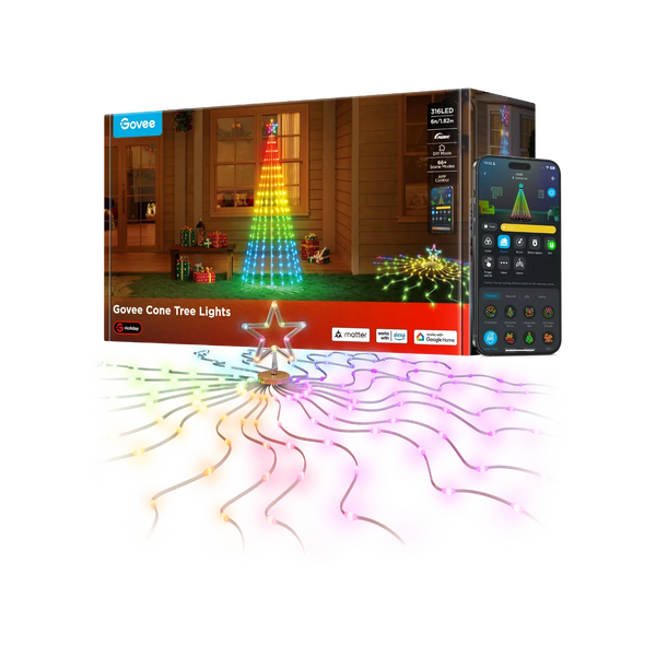 【Business Only】Govee Cone Tree Lights