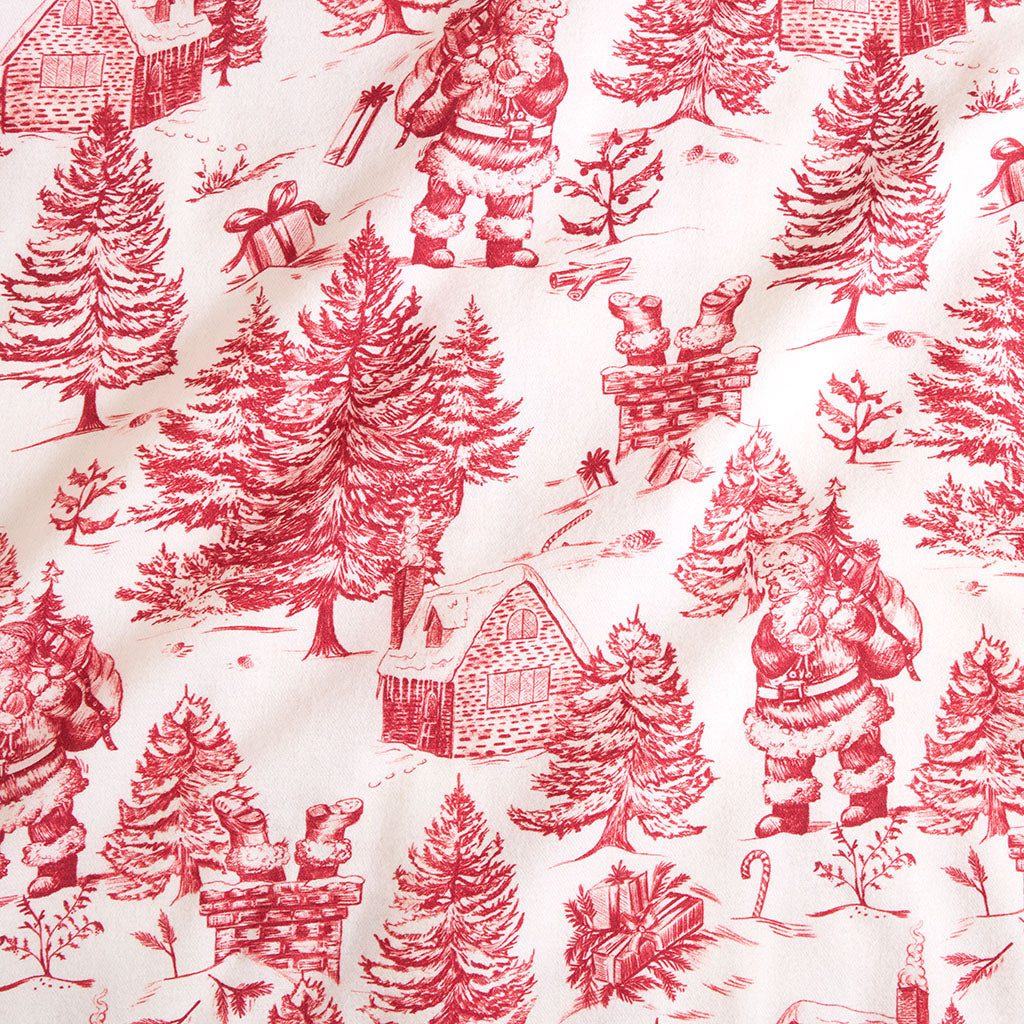 Father Christmas Adult Flannelette Poshmas Hat