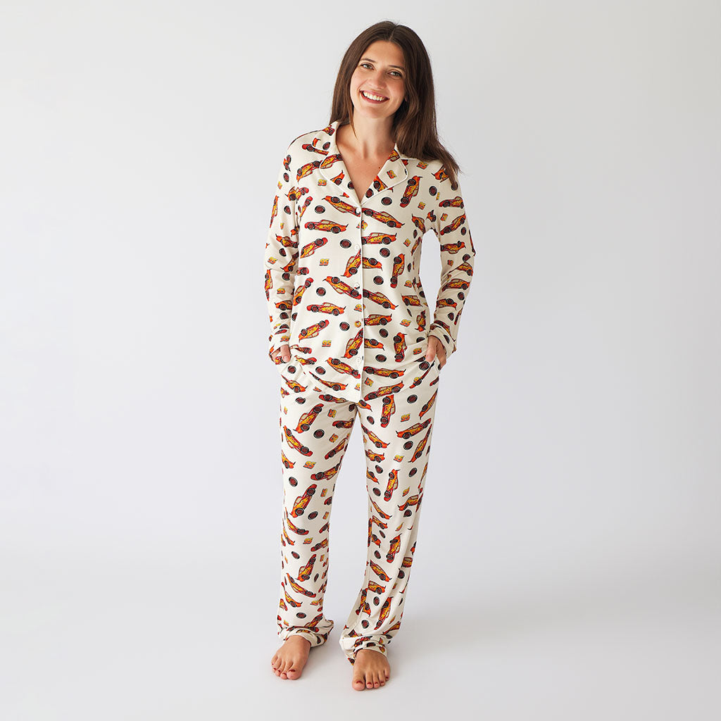 Disney Lightning McQueen Women's Luxe Pajama Pant Set
