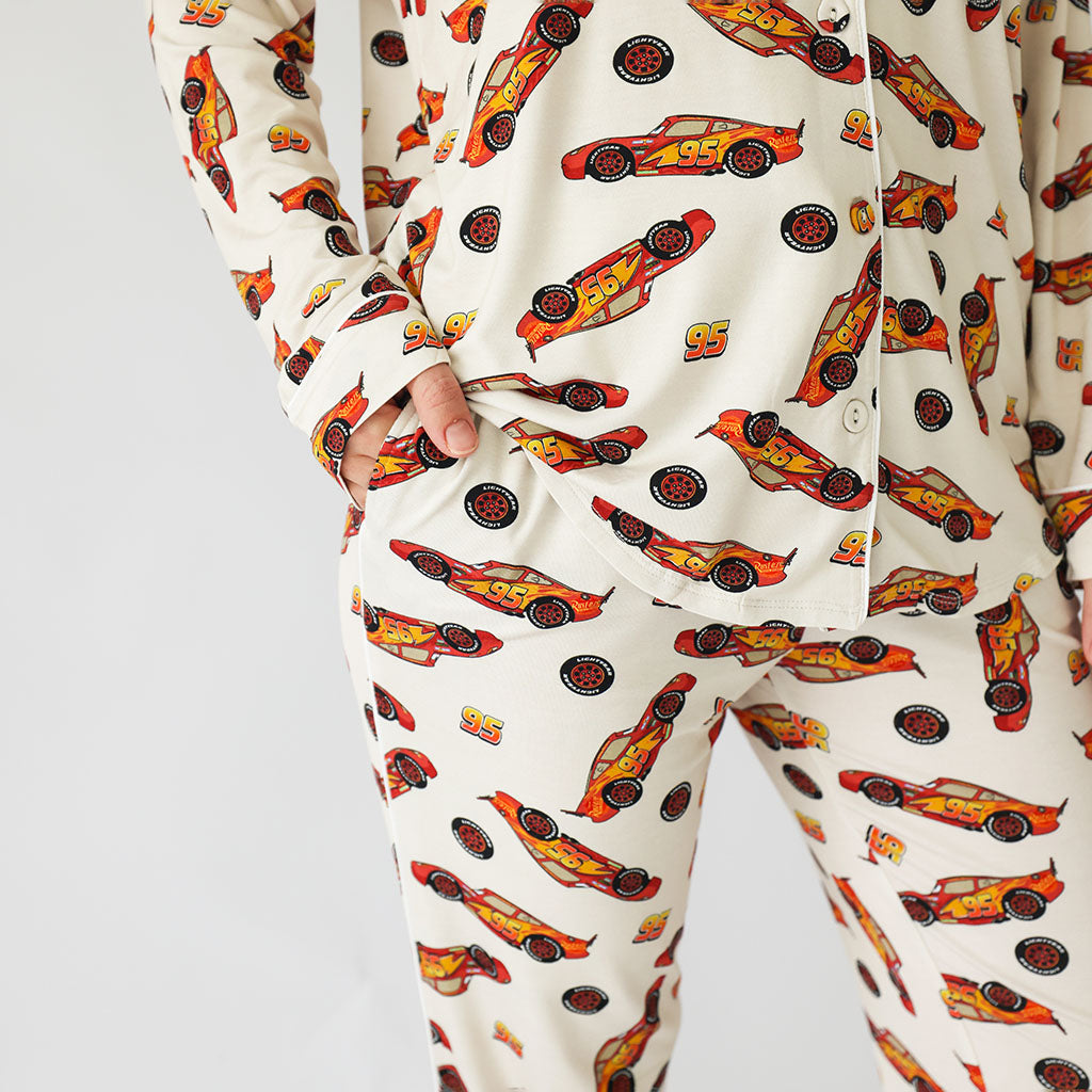 Disney Lightning McQueen Women's Luxe Pajama Pant Set