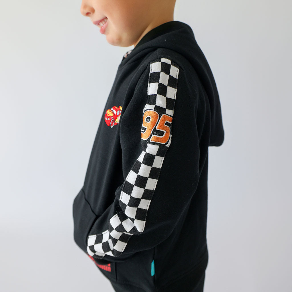 Disney Lightning McQueen 95 Fleece Racing Hoodie Jogger Set