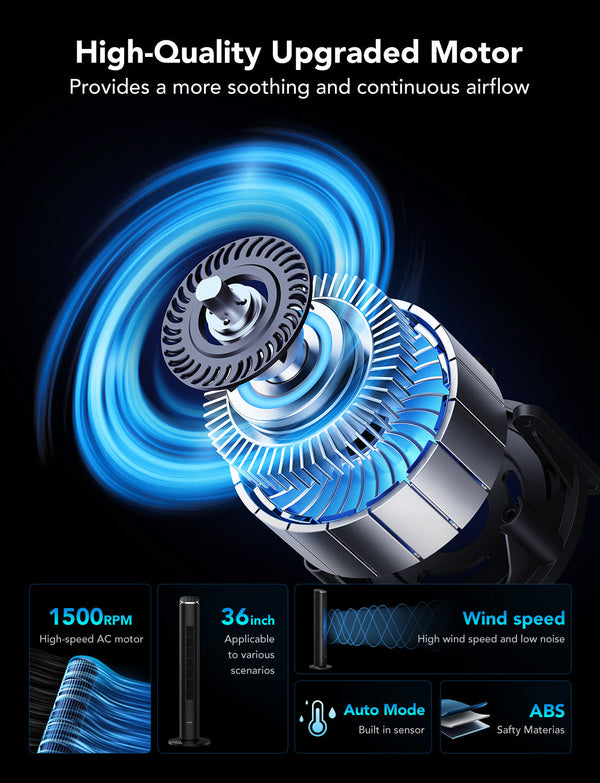 Refurbished GoveeLife 36'' Smart Tower Fan 2