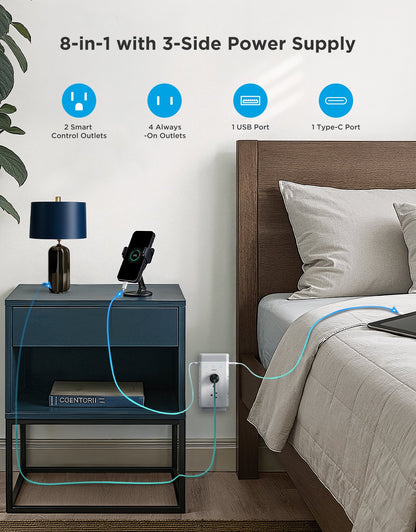 【Business Only】Govee Smart Plug Outlet Extender With Night Light