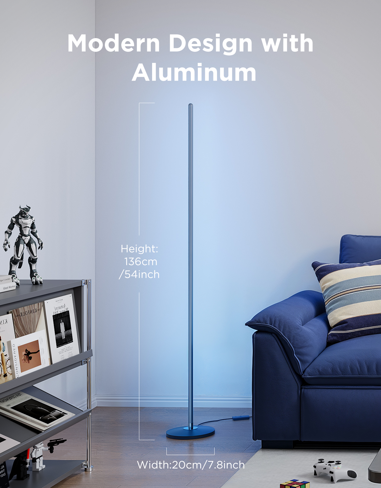 Refurbished Govee RGBICW Smart Floor Lamp Basic