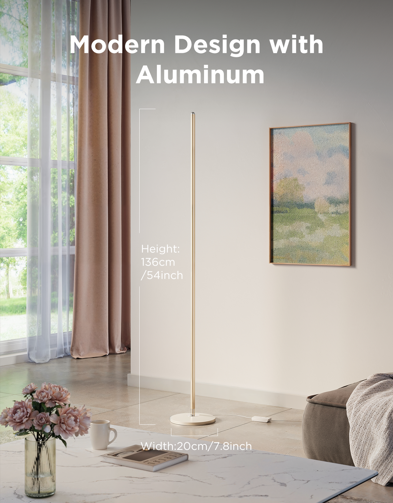 Refurbished Govee RGBICW Smart Floor Lamp Basic