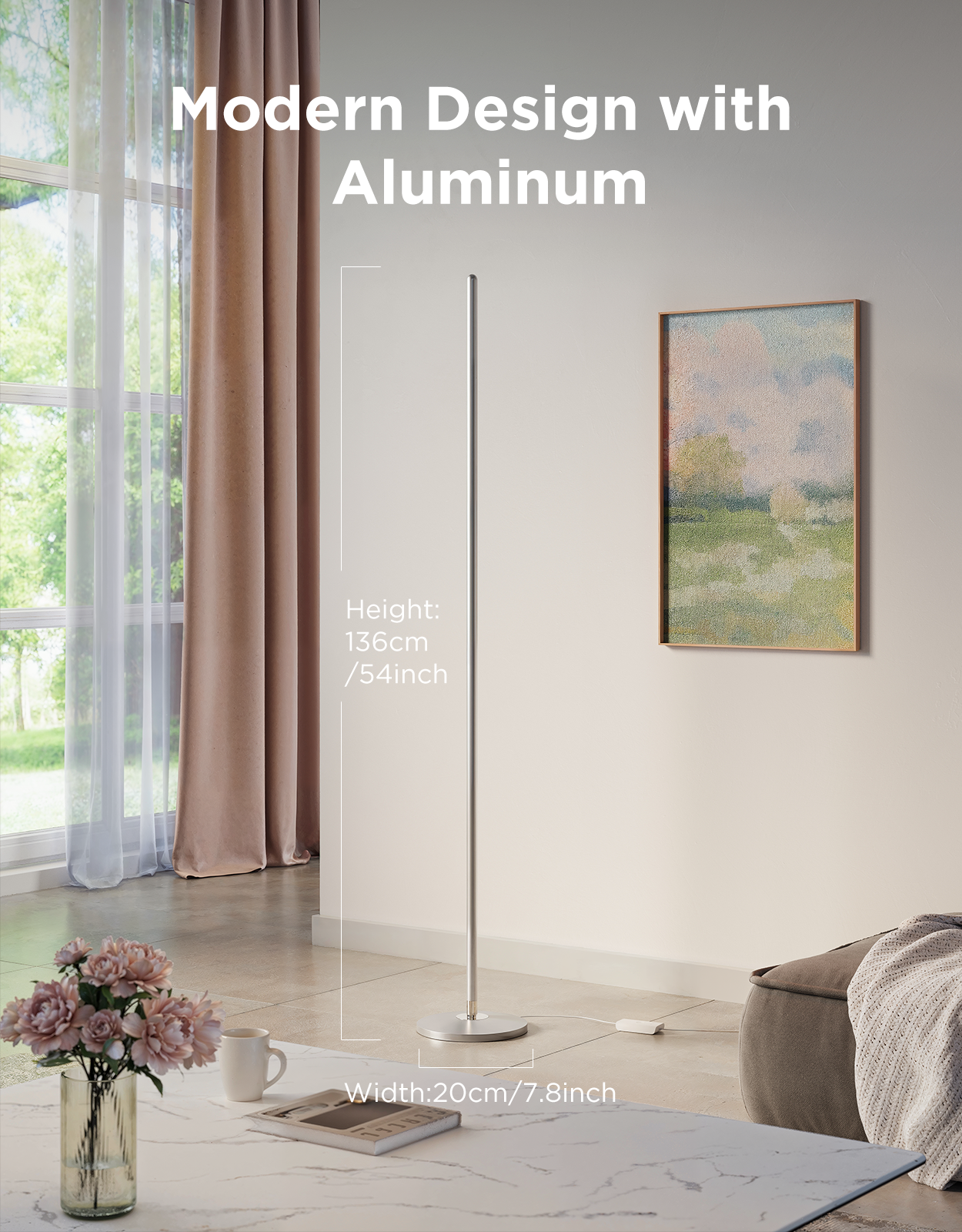 Refurbished Govee RGBICW Smart Floor Lamp Basic
