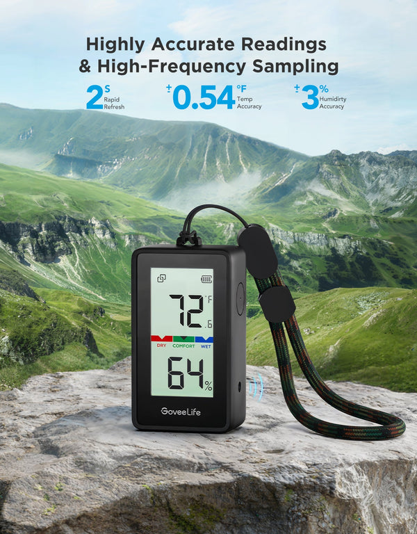 Goveelife Outdoor Portable Thermo-Hygrometer