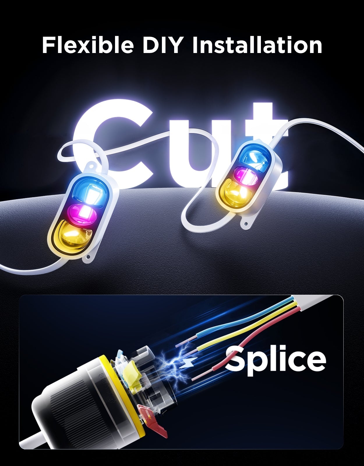 Refurbished Govee Permanent Outdoor Lights Prism