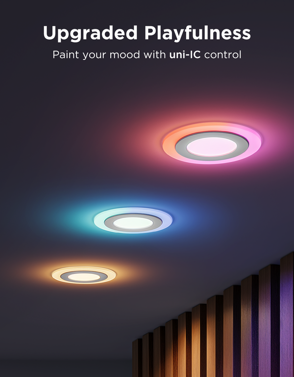 Refurbished Govee 4/6 Inch Smart Recessed Lights Pro with Night Light