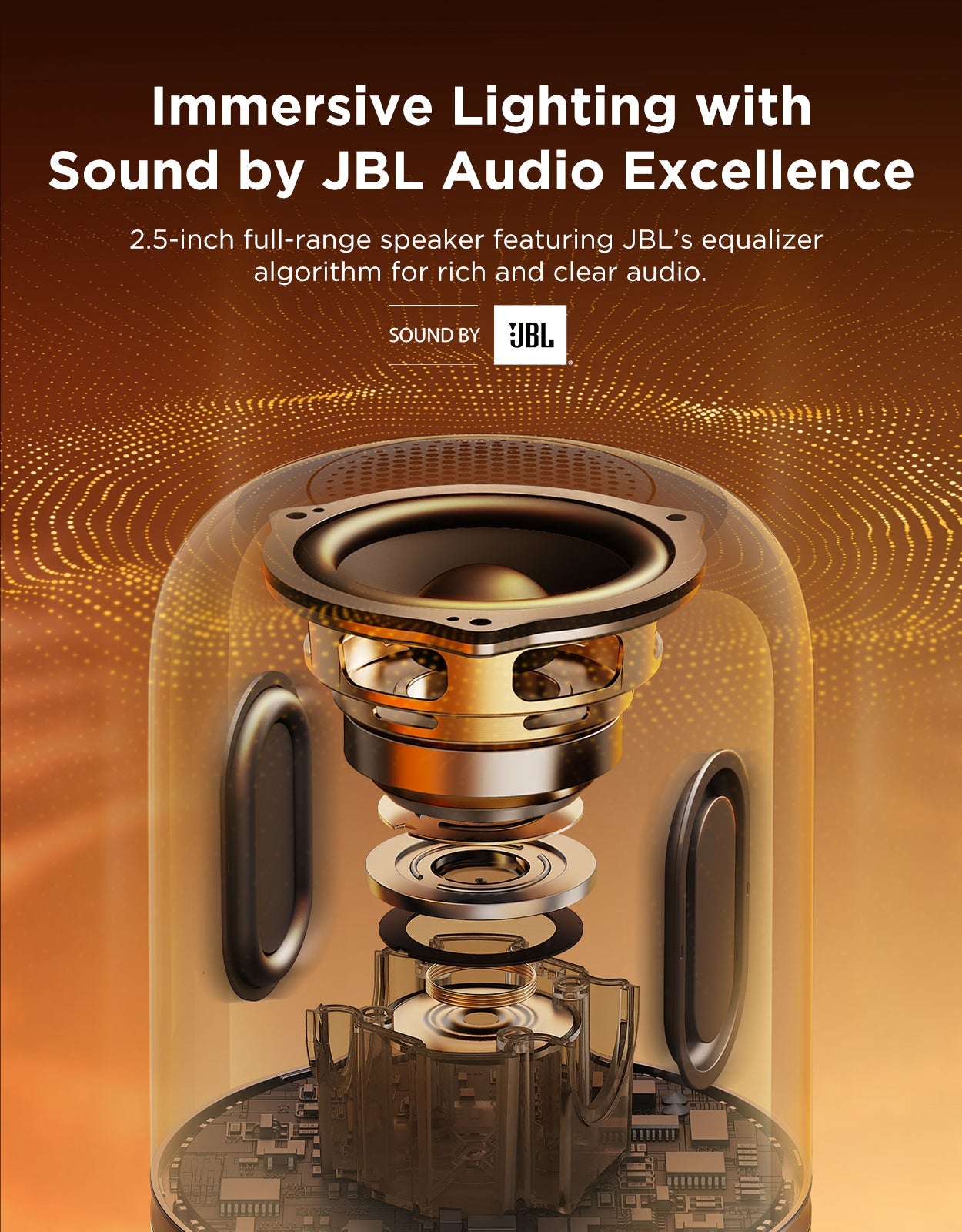 Refurbished Govee Table Lamp 2 Pro x Sound by JBL
