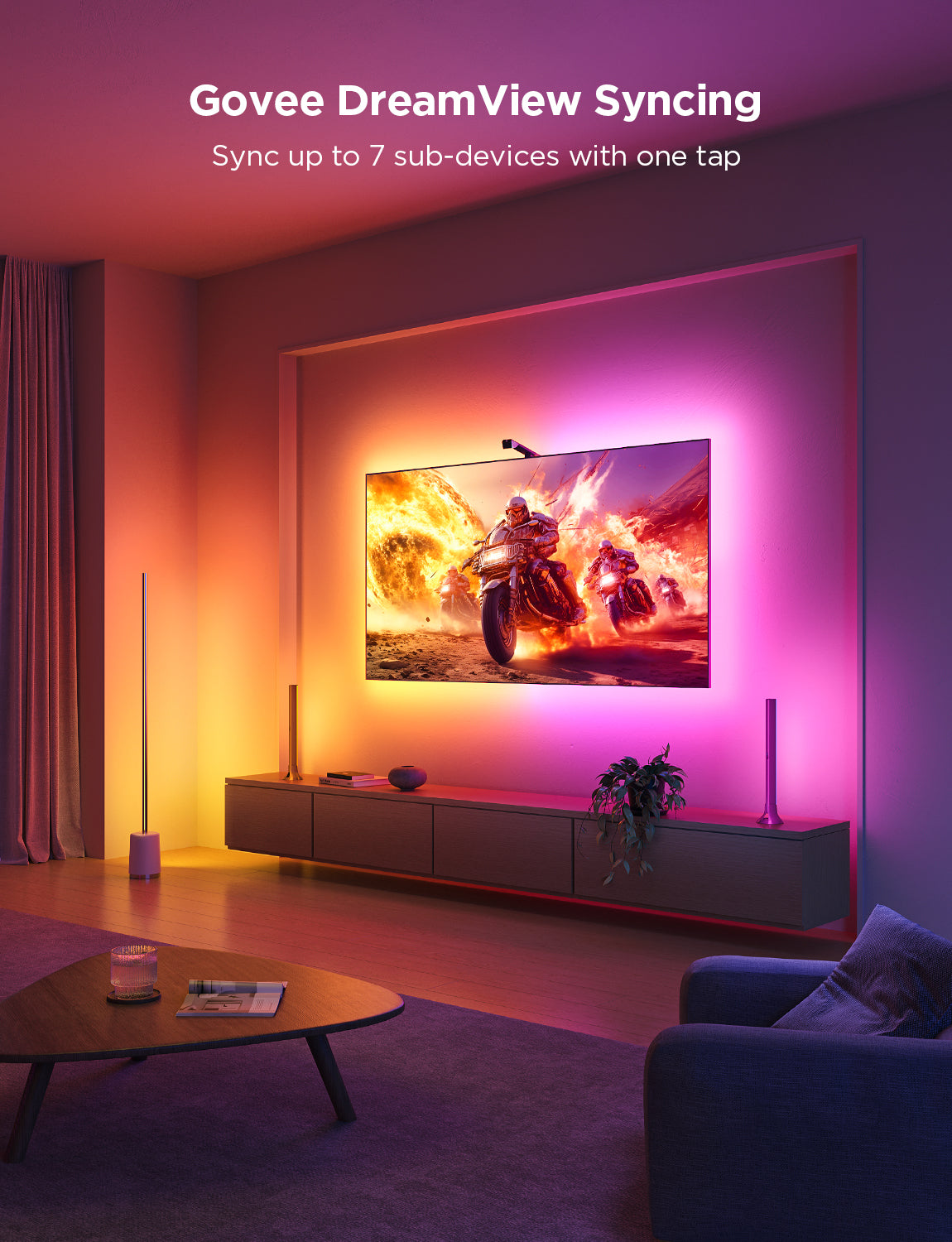 tv backlight sync to screen​